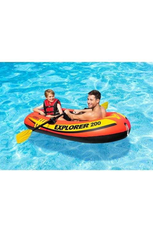 İntex Explorer 200 Pompa ve Kürekli Şişme Bot