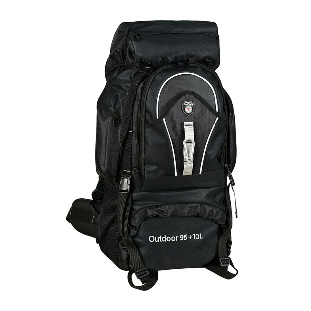 Cakard Siyah 95+10 Litre Dağcı Sırt Çantası